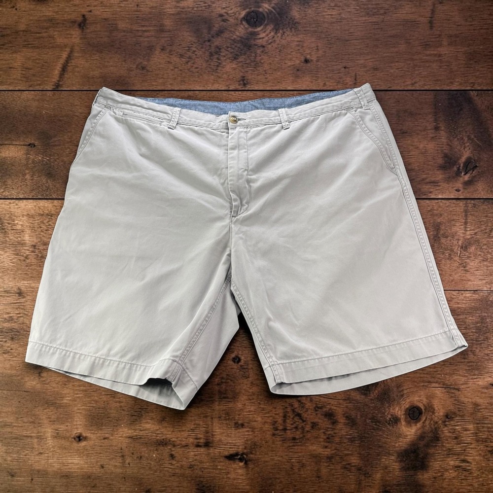 Polo Ralph Lauren Mens Big Tall Classic Fit Chino Shorts Grey 46B 9" Inseam